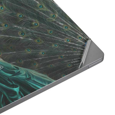 Woman with Peacocks by Nene Thomas Universal Laptop 12in (9.8 x 6.8in) Skin